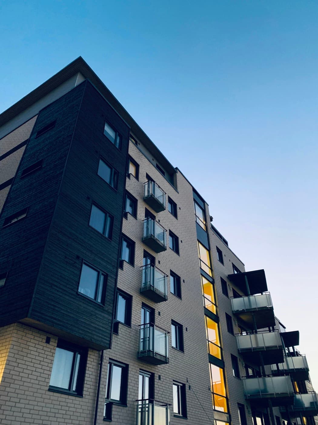 Urban tower representing buildings across their operational lifecycle